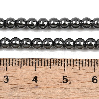 Synthetic Non-magnetic Hematite Beads Strands GG-CBAB93D-B01-4mm-1