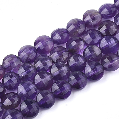 Natural Amethyst Beads Strands G-T108-05-1