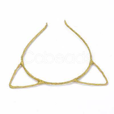 Hair Accessories Iron Kitten Hair Band Findings OHAR-S195-07C-1