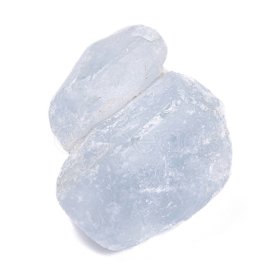 Rough Raw Natural Celestite/Celestine Beads G-M376-02-1