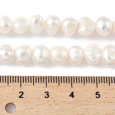 Natural Cultured Freshwater Pearl Beads Strands PEAR-A006-08F-1