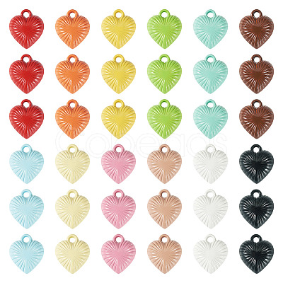 50Pcs Baking Paint Acrylic Pendants OACR-TA0004-83A-1