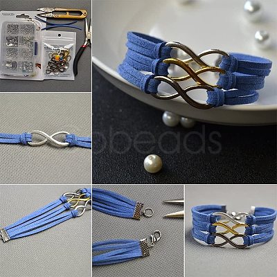 304 Stainless Steel Ribbon Crimp Ends STAS-PH0018-25P-1