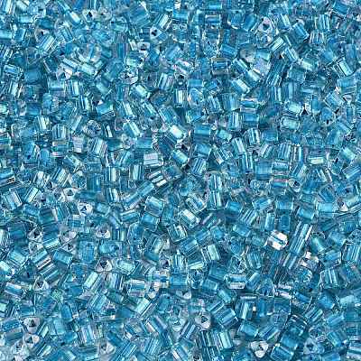 6/0 Transparent Inside Colours Glass Seed Beads SEED-N006-003D-1