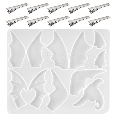 Iron Alligator Hair Clips Findings PHAR-TA0001-17-1