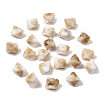 Opaque Acrylic Beads OACR-D320-02F-1