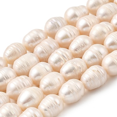 Natural Cultured Freshwater Pearl Beads Strands PEAR-I007-01H-01A-1