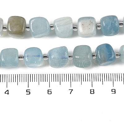 Natural Aquamarine Beads Strands LS-G-A254-A01-02-1
