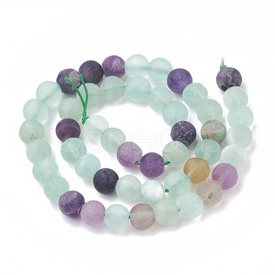 Natural Fluorite Beads Strands G-T106-180-1