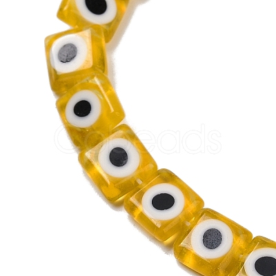 Handmade Evil Eye Lampwork Beads Strands LAMP-G166-03C-1