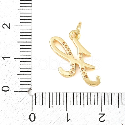 Brass Micro Pave Clear Cubic Zirconia Pendants CU-CBA7939-01H-G-1