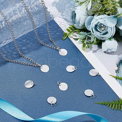 100Pcs Brass Stamping Blank Tag Charms KK-FH0002-60S-1