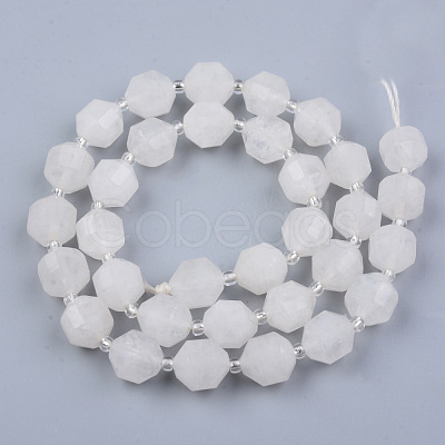 Natural White Jade Beads Strands G-R482-33B-10MM-1
