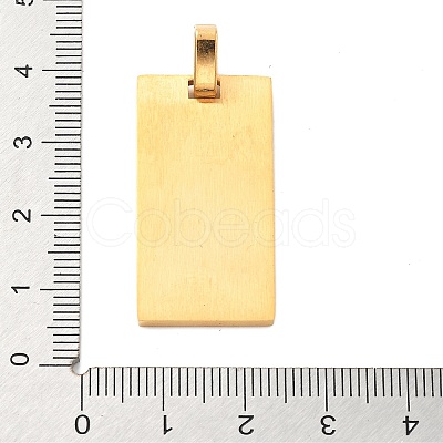 Christmas Ion Plating(IP) 304 Stainless Steel Pendants STAS-Z098-37G-1