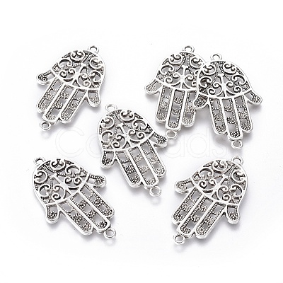 Tibetan Style Alloy Links connectors TIBEP-G023-11AS-1