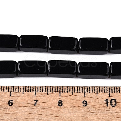 Natural Obsidian Beads Strands X-G-Q974-10-1-1