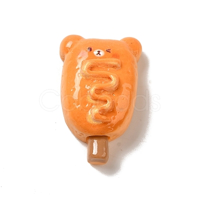 Opaque Resin Imitation Food Decoden Cabochons X-CRES-A058-01E-1