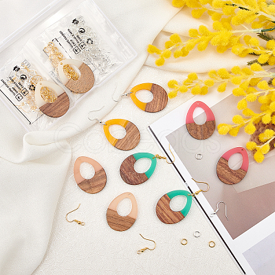 DIY Dangle Earring Making Kits DIY-OC0002-53-1