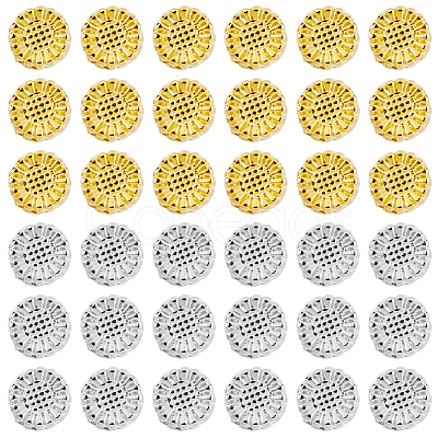 600Pcs 2 Colors Tibetan Style Alloy Beads FIND-DC0002-54-1