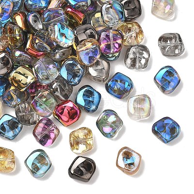 100Pcs 10 Colors Electroplate Glass Beads Sets EGLA-YW0005-56B-1