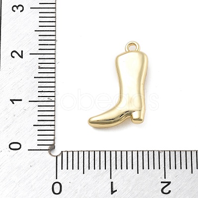 Brass Micro Pave Clear Cubic Zirconia Pendants KK-D283-34G-02-1