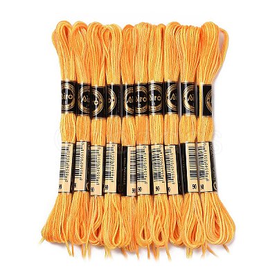 10 Skeins 6-Ply Polyester Embroidery Floss OCOR-K006-A48-1