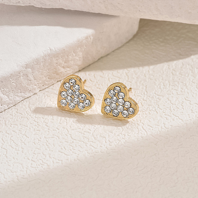 Elegant Brass Stud Earrings ZT2214-5-1