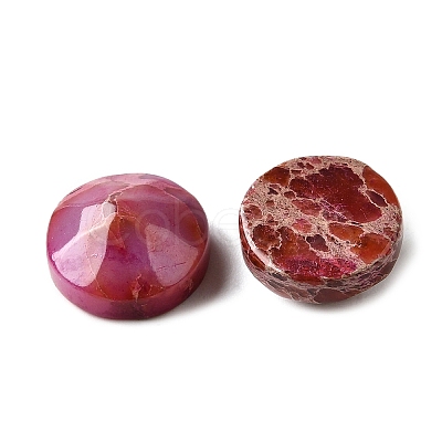 Dyed Natural Regalite/Imperial Jasper/Sea Sediment Jasper Cabochons G-L617-C02-10mm-1