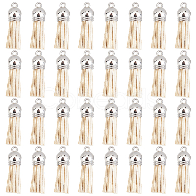 100Pcs Faux Suede Tassel Pendant Decorations FIND-SC0002-29D-1