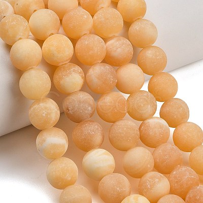 Natural Yellow Calcite Beads Strands GG-CBAA3AB-03-12mm-1