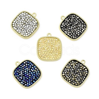 Rhinestone Pendants KK-C246-12LG-1