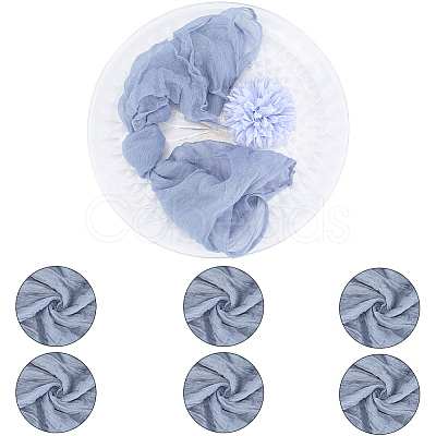 Wrinkled Polyester Dinner Cloth Napkins AJEW-WH20020-115C-1