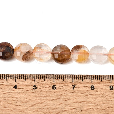 Natural Yellow Hematoid Quartz Golden Healer Quartz Beads Strands GG-CBA4808-H01-01-1