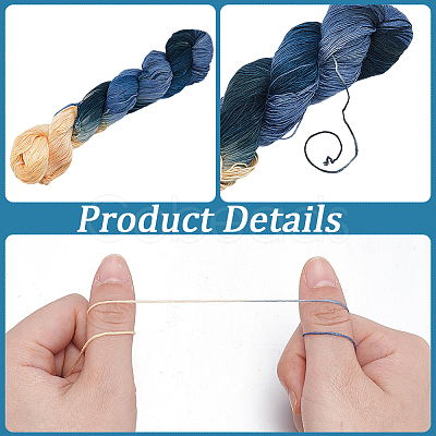 Gradient Segment Dyed Cotton Yarn OCOR-WH20018-59J-1