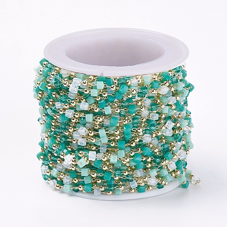 Handmade Glass Beaded Chains CHC-F008-A14-1