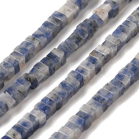 Natural Blue Spot Jasper Beads Strands G-N342-82-1