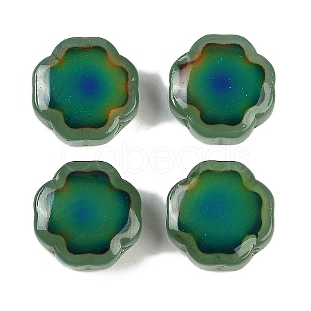 Two Tone Glass Mood Beads GLAA-Z007-11E-1