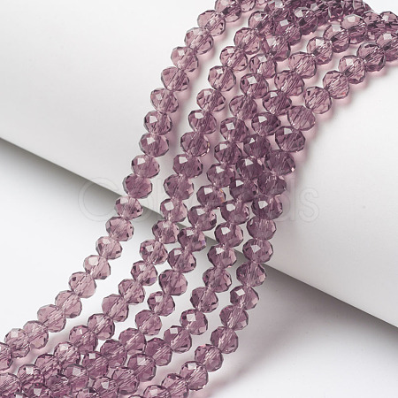 Glass Beads Strands EGLA-A034-T4mm-D13-1