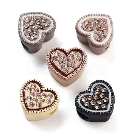 Opaque Resin European Beads RESI-M038-01-1