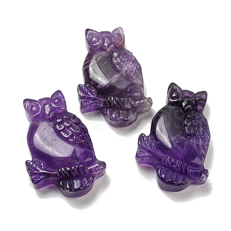 Natural Amethyst Pendants G-M417-08C-1