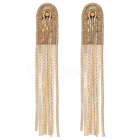 SUPERFINDINGS 2Pcs Fashionable Alloy Tassel Epaulettes FIND-FH0005-41KCG-1