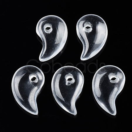 Transparent Glass Pendants GLAA-S066-003C-1