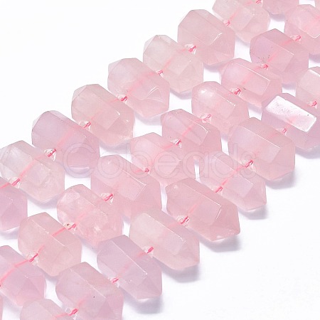 Natural Rose Quartz Beads Strands G-F715-035-1