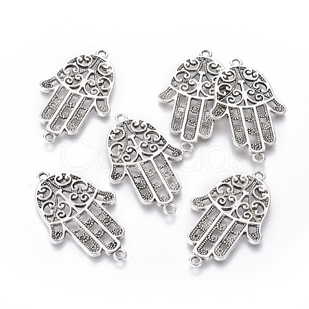 Tibetan Style Alloy Links connectors TIBEP-G023-11AS-1