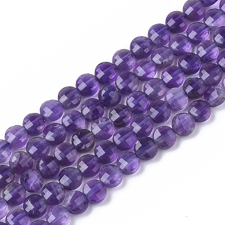 Natural Amethyst Beads Strands X-G-S362-015-1
