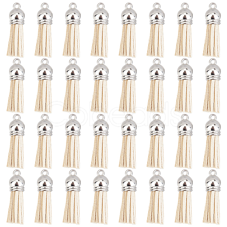 100Pcs Faux Suede Tassel Pendant Decorations FIND-SC0002-29D-1
