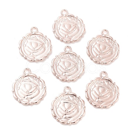 Alloy Pendant Cabochon Settings LS-PALLOY-A18941-RG-LF-1