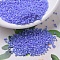 MIYUKI Delica Beads, Cylinder, Japanese Seed Beads, 11/0, (DB0167) Opaque Med Blue AB, 1.3x1.6mm, Hole: 0.8mm, about 2000pcs/10g