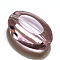 Imitation Austrian Crystal Beads, Grade AAA, K9 Glass, Faceted, Oval, Pink, 9.5x6x3mm, Hole: 0.7~0.9mm