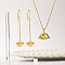 Luxury Pendant Necklace Earrings Set for Women, Perfect for Parties and Daily Wear.